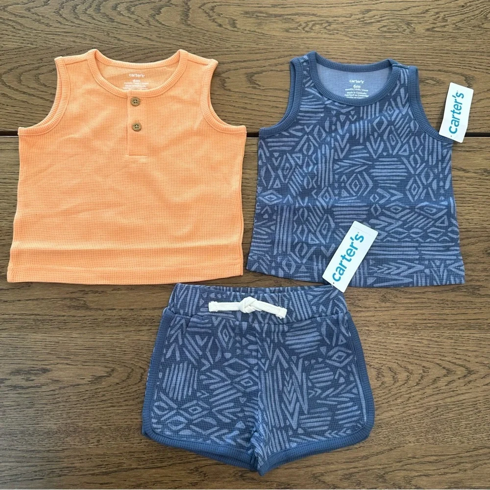 Carters Baby Boy 6 Months Clothing Lot NWT